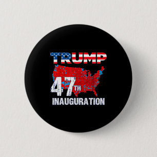 Donald Trump 47th President 2025 Inauguration Usa 2 Inch Round Button