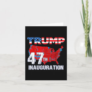 Donald Trump 47th President 2025 Inauguration Usa  Card