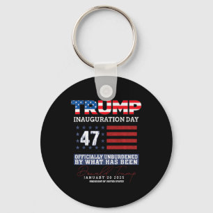Donald Trump 47th President 2025 Inauguration Usa  Keychain