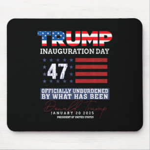 Donald Trump 47th President 2025 Inauguration Usa  Mouse Pad
