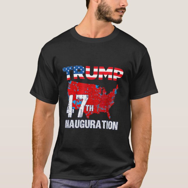 Donald Trump 47th President 2025 Inauguration Usa  T-Shirt (Front)