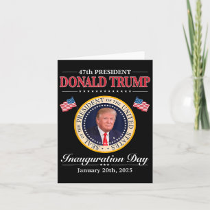 Donald Trump 47th President Inauguration 2025 Supp Card