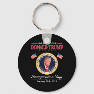 Donald Trump 47th President Inauguration 2025 Supp Keychain