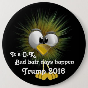 Donald Trump 6 Inch Round Button