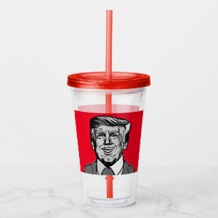 DONALD TRUMP ACRYLIC TUMBLER