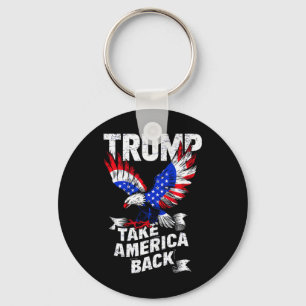 Donald Trump America Political Justice Election Re Keychain
