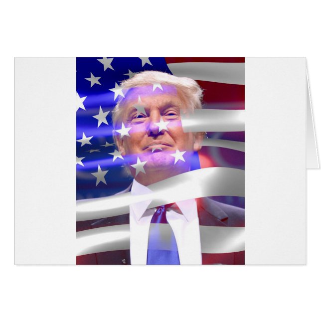 donald trump american flag (Front Horizontal)