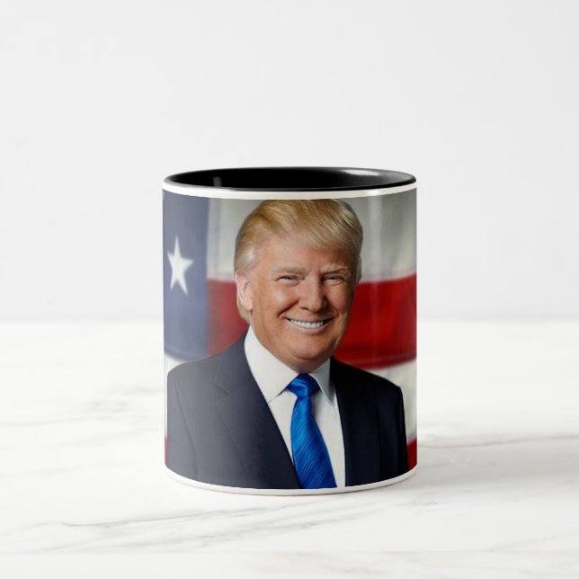 Donald Trump American Flag Mug (Center)