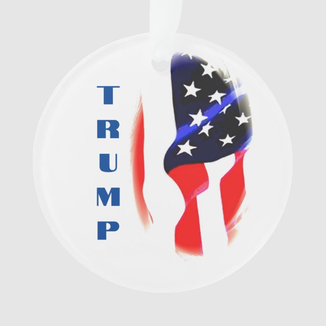 Donald Trump American Flag Pop Art (devant)