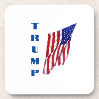 Donald Trump American Flag Pop Art  Coaster
