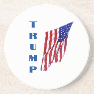 Donald Trump American Flag Pop Art  Coaster
