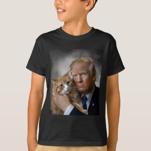 Donald Trump And Cat Funny Trump And Cat, Litical T-Shirt