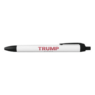 Donald Trump and Mike Pence (2020 US Election) Black Ink Pen