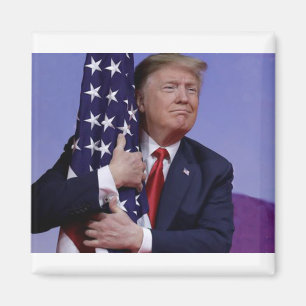 Donald Trump and the Flag Magnet