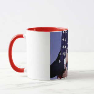 Donald Trump and the US Flag Mug
