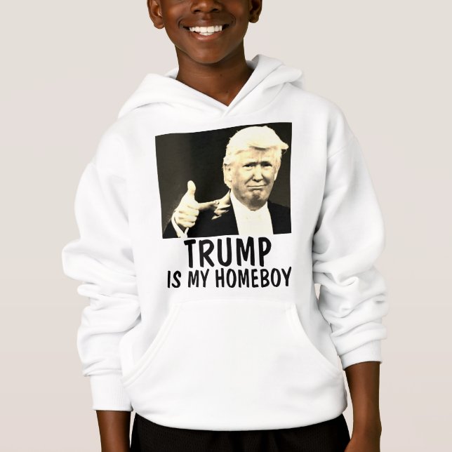DONALD TRUMP badine le T-shirts, MON HOMEBOY (Devant)