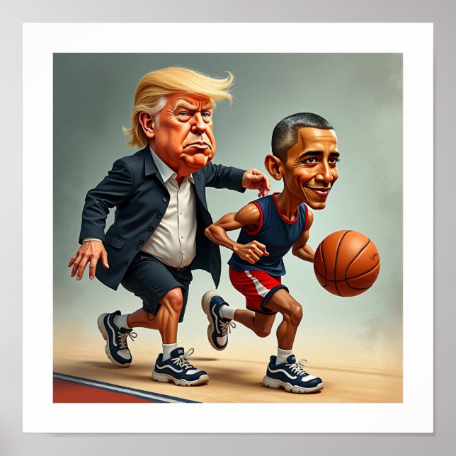 Donald Trump Barack Obama  Poster (Front)