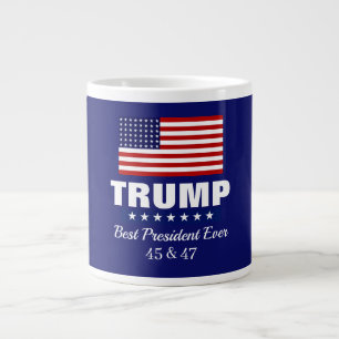 DONALD TRUMP BEST PRESIDENT EVER LARGE COFFEE MUG