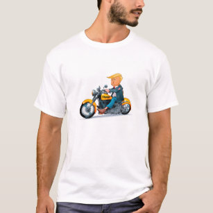 Donald Trump biker President  cheerful modern T-Shirt