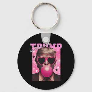Donald Trump Bubble Gum Pink Sungles Keychain