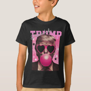 Donald Trump Bubble Gum Pink Sungles  T-Shirt