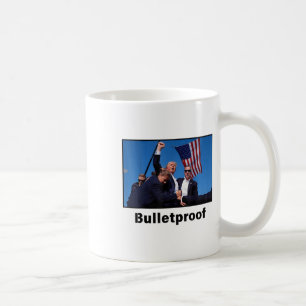 Donald Trump Bulletproof 2024 Presidential Candida Coffee Mug
