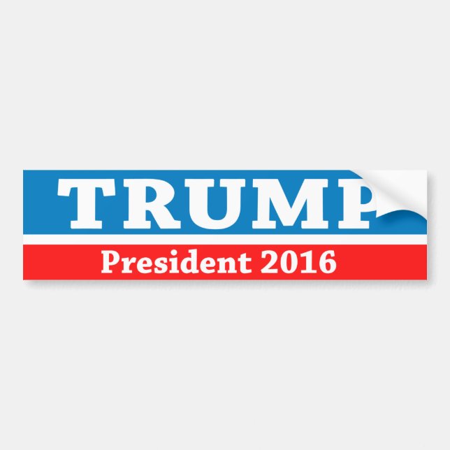 Donald Trump Bumper Sticker (Front)