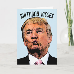 DONALD TRUMP CARTE DE REMERCIEMENT POUR NAISSANCE 