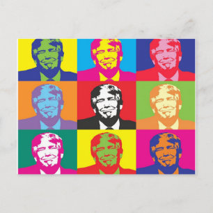 Donald Trump carte postale américaine politique