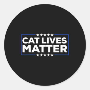 Donald Trump Cats Funny Political Meme 2024 Classic Round Sticker