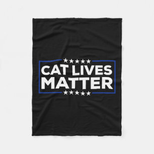 Donald Trump Cats Funny Political Meme 2024 Fleece Blanket
