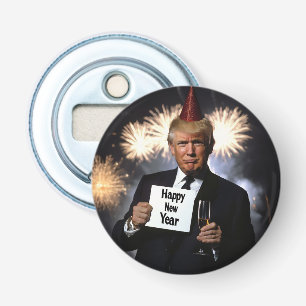 Donald Trump Celebrates New Year’s in Style Bottle Opener