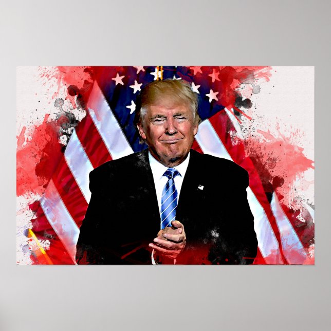 Donald Trump Celebration Poster (Front)