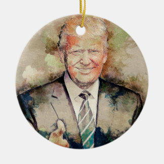 Donald Trump Ceramic Ornament