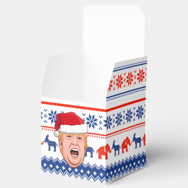 DONALD TRUMP Christmas Favor Box (Opened)