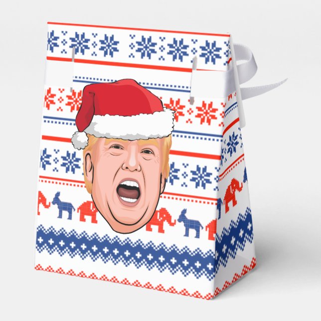 DONALD TRUMP Christmas Favor Box (Back Side)