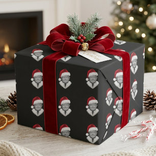 Donald Trump Christmas Funny Santa Hat Gift  Wrapping Paper