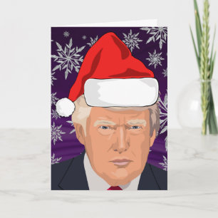 DONALD TRUMP CHRISTMAS GREETING CARTE