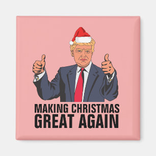 DONALD TRUMP CHRISTMAS MAGNETS