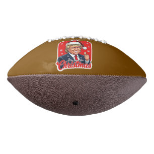 Donald Trump Christmas Santa Claus Art Football