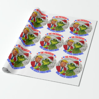 DONALD TRUMP-CHRISTMAS WRAPPING PAPER