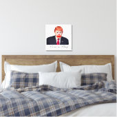 Donald Trump - Clown in Chief Canvas Print (Insitu(Bedroom))