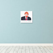 Donald Trump - Clown in Chief Canvas Print (Insitu(Wood Floor))