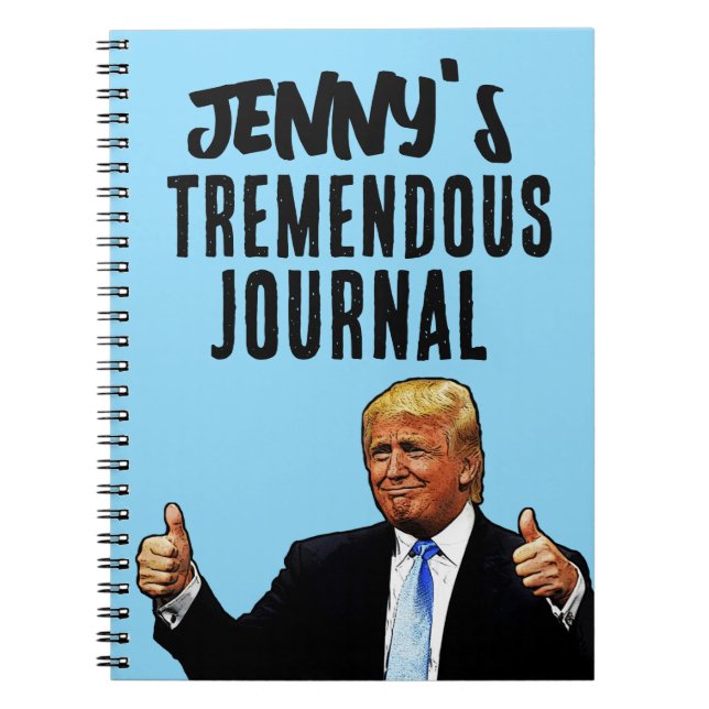 DONALD TRUMP CUSTOM JOURNAL CUSTOM (Front)