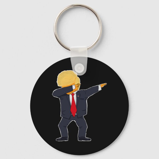 Donald Trump Dab  Keychain (Front)