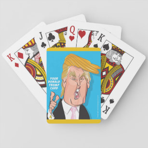 Donald Trump Donald cartoon playing cards