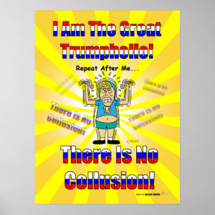 Donald Trump drôle la grande affiche de Trumpholio