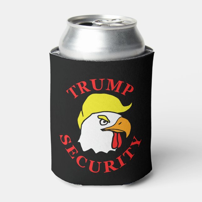 Donald Trump Election Security Can Cooler (Can Front)