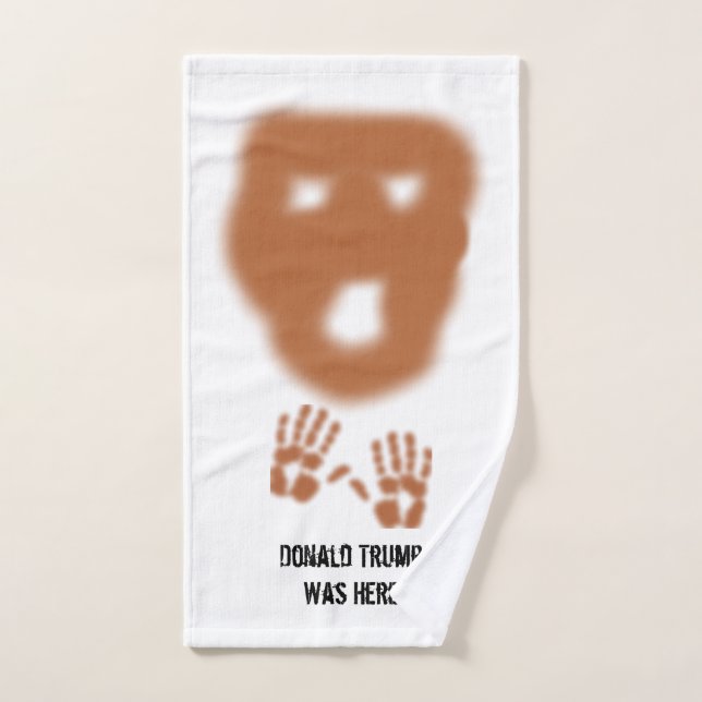Donald Trump était ici (Serviette à main)