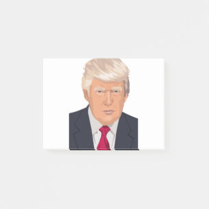 Donald Trump Face Post-it Notes